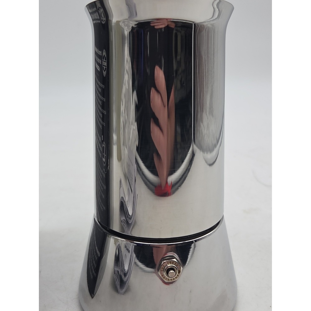 Bialetti Venus Stainless Steel Induction Stovetop 4-Cup Espresso Maker NEW Open - Picture 3 of 5